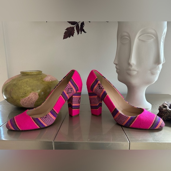 J. Crew Collection Blakely Summer Stripe Pumps - Picture 9 of 13